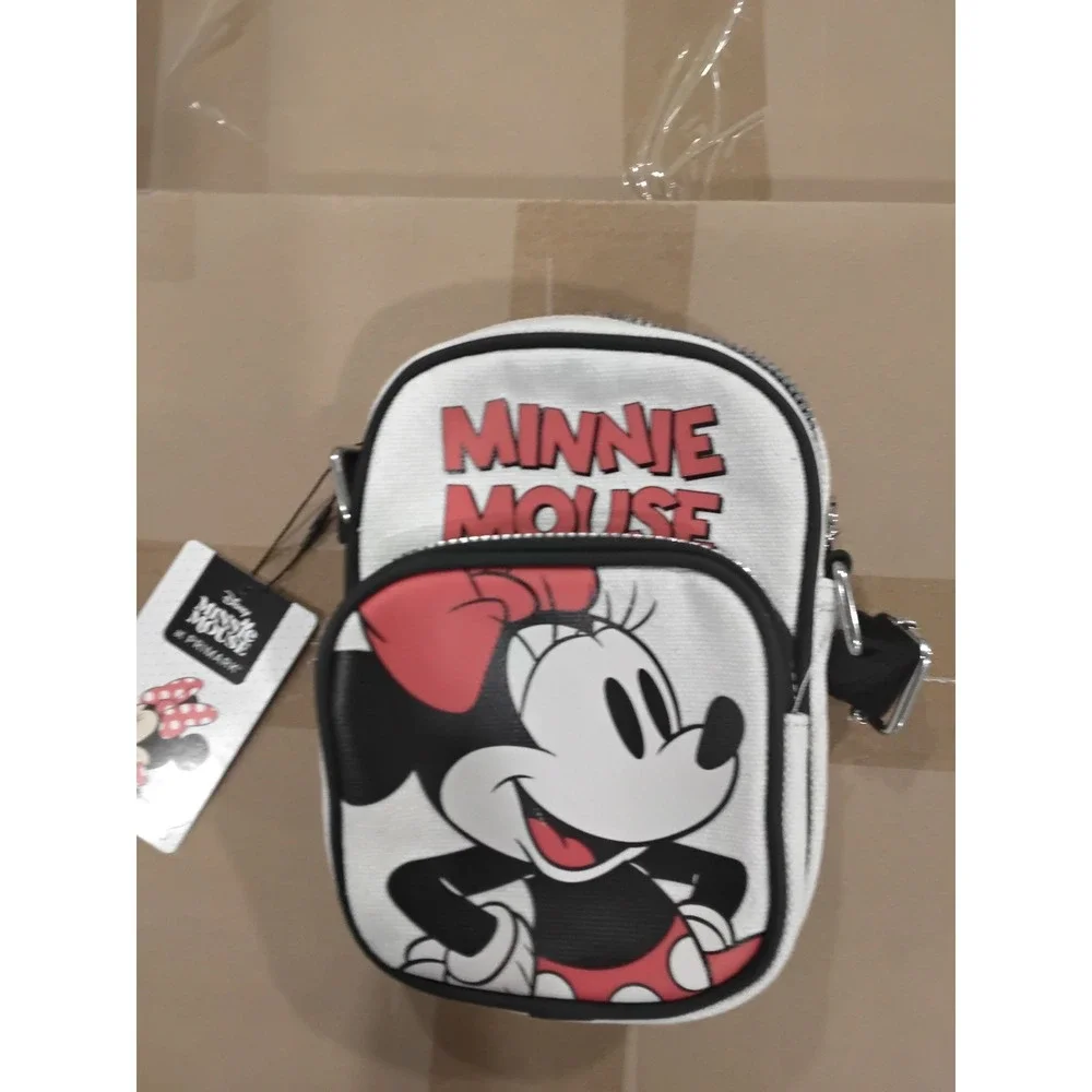 NWT Disney Minnie Mouse Kids‎ Crossbody Bag White Red Black Bow Small Purse